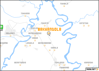 map of Bakwa-Ndola
