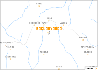map of Bakwa-Nyanga