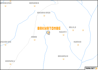 map of Bakwa-Tombe