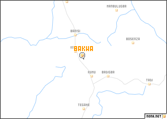 map of Bakwa
