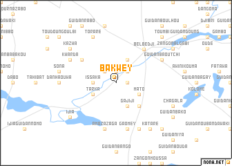 map of Bakwey
