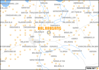 map of Bālā Ābdāng