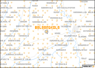 map of Bālā Ārd Kolā