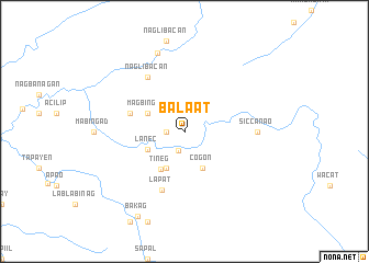 map of Balaat