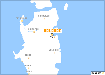 Balabac (Philippines) map - nona.net