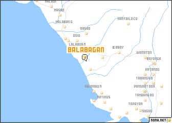 map of Balabagan