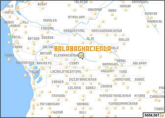 map of Balabag Hacienda