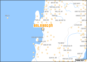 map of Balabagon