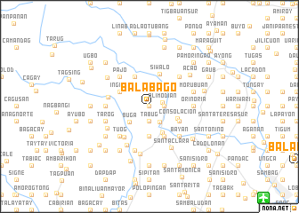 map of Balabago