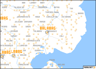 map of Balabag