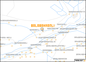map of Bala Bǝhmǝnli