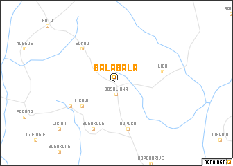map of Balabala
