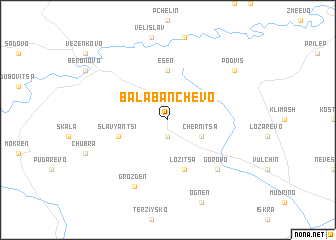 map of Balabanchevo