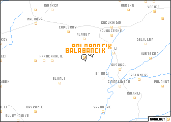 map of Balabancık