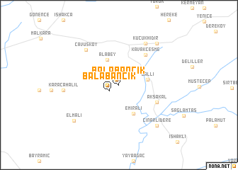 map of Balabancık