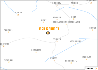 map of Balabancı