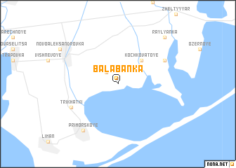 map of Balabanka