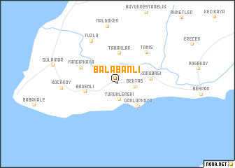 map of Balabanlı