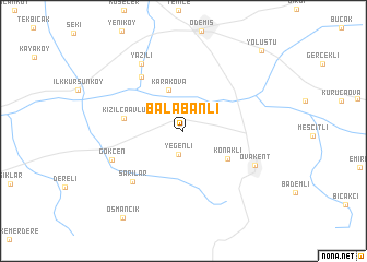 map of Balabanlı