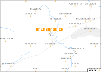 map of Balabanovichi