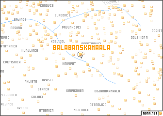 map of Balabanska Maala