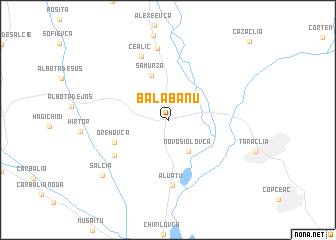 map of Balabanu