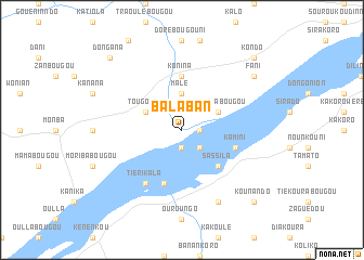 map of Balaban