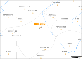 map of Balaban