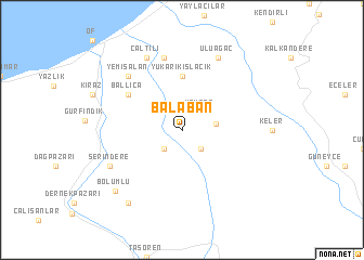 map of Balaban