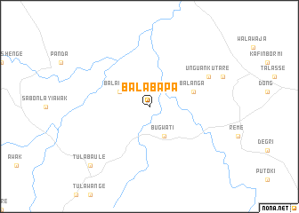 map of Balabapa