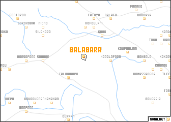 map of Bala Bara