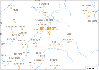 map of Balabatu