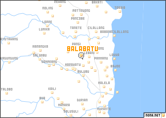 map of Balabatu