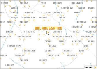 map of Balabéssanko