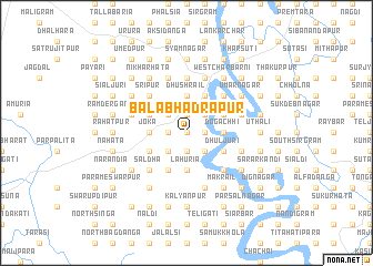 map of Balabhadrapur