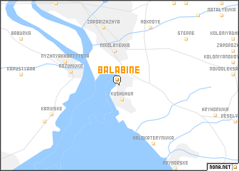 map of Balabine