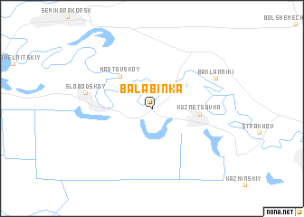 map of Balabinka