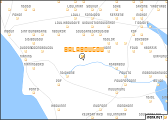 map of Balabougou