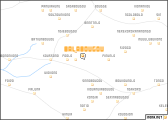 map of Balabougou