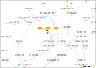 map of Balabougou