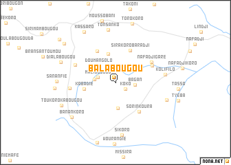 map of Balabougou