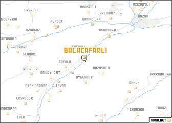 map of Bala Cǝfǝrli