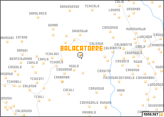 map of Balaca Torre