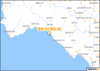 map of Balacbalac