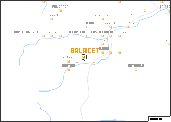 map of Balacet