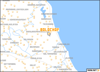 map of Bālā Chāf