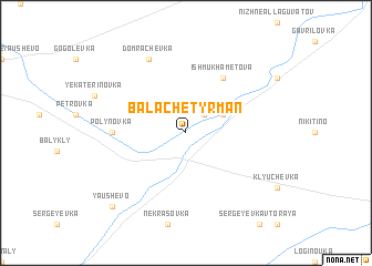 map of Bala-Chetyrman