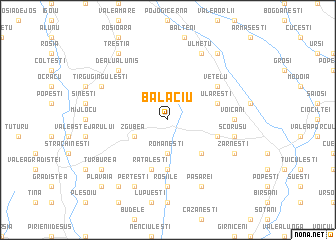 map of Balaciu