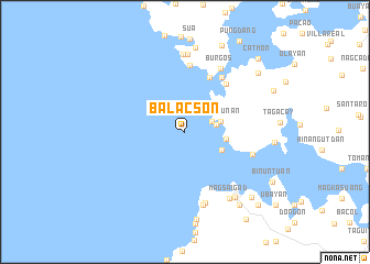 map of Balacson