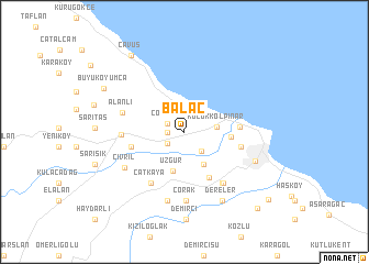 map of Balaç
